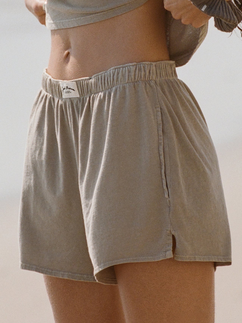Joah Brown Boxer Shorts In SMALL